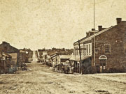 Queen Street looking west, 1865